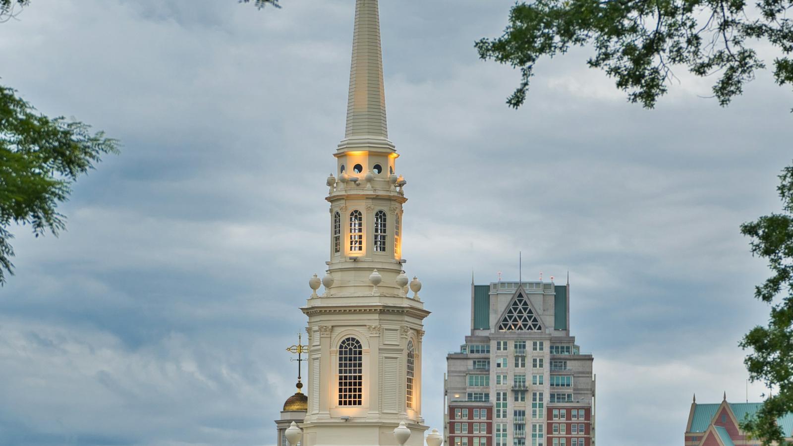 Steeple on College Hill in Providence